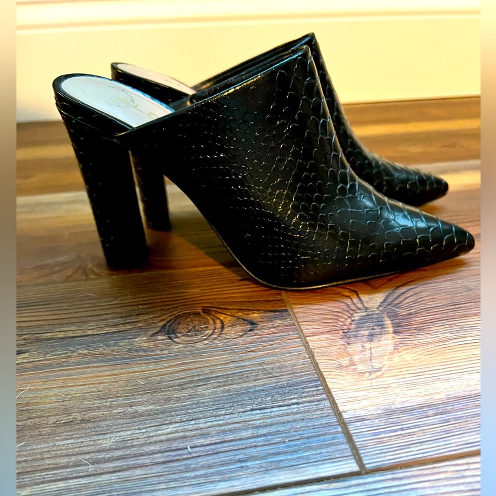 Aldo heeled pointed toe mules